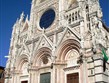 Itálie - Umbrie - Siena, průčelí katedrály, katedrála postavená v letech 1215-1285, průčelí 1380