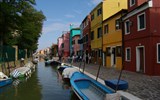 Benátky a ostrovy s koupáním, slavnost světel 2018 - Itálie, Benátsko, Burano