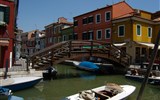 Benátky a ostrovy s koupáním, slavnost světel 2018 - Itálie - Benátky - ostrov Burano