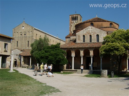 Itálie - Benátsko - Torcello, katedrála Santa Maria Assunta a kostel Santa Fosca