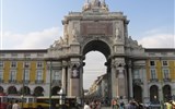 Lisabon, královská sídla a krásy pobřeží Atlantiku a Porto 2019 - Portugalsko - Lisabon - Obchodní náměstí