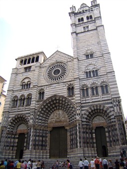 Itálie, Ligurie, Janov, katedrála
