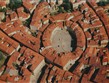 Itálie - Lucca, letecký pohled