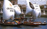 Porto, víno, památky a řeka Douro - Portugalsko - Porto - lodě které v minulosti vozili známé portské