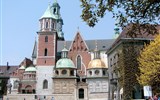 Malopolsko, Krakov, Wroclaw a léto v Beskydech - Polsko - Krakow - katedrála původně románská, 1320-64 goticky přestavěna, později výrazně barokizována