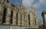 Milano a výstava EXPO 2015 - Itálie - Miláno - největší gotická katedrála  na světě, 1386-1577, ale úplně dokončena až 1858