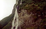 Norsko, zlatá cesta severu - Norsko - Geiranger - vodopád Sedm sester, součást Storfjordu, 110 km dlouhého a až 600 m hlubokého