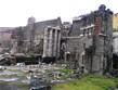 Itálie - Řím - Fórum Augustum se zbytky Marsova chrámu, asi 20 př.nl.-20 n.l.