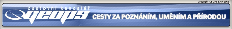 GEOPS-CK - specialista na poznávací zájezdy