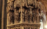 Kouzelné Lotrinsko, Alsasko i pro gurmány - Francie - Alsasko - Štrasburk, katedrála, kazatelna