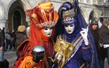 Karneval v Benátkách a ostrovy 2018 - Itálie - Benátky - okozlující masky