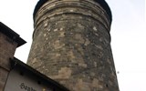 Lampionový průvod dětí v adventním Norimberku - Německo - Norimberk - hradební věž Königstor, jedna z 80 městských věží
