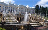 Památky UNESCO - Rusko - Rusko - Petrohrad - Petrodvorce, největší soustava vodotrysků na světě