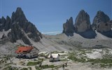 Zahrada Dolomit 2020 - Itálie - Dolomity - chata pod Tre Cime