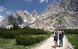 Dolomity, Cortina d´Ampezzo - Itálie - Dolomity - zahrada Dolomit