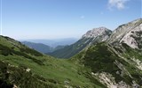 Putování a relaxace v Julských Alpách - Slovinsko - Julské Alpy - sedlo Vraca
