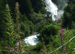 Rakousko - Tyrolsko - vodopád Stuibenfall