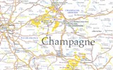 Severovýchodní Francie je plná krás a překvapení - Francie - Champagne - mapka míst pěstování viné révy