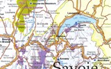 Kouzelná příroda Jury a památky Franche-Comté - Francie - mapka vinařských krajů Jura a Savojsko