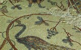 Památky UNESCO - Jordánsko - Jordánsko - hora Nebo, mozaiky raně křesťanských kostelíků s patrným antickým vlivem