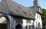 Advent v pohoří Harz a památky UNESCO 2018 - Německo - Harz - Goslar, bývalý špitál sv.Kříže Většího, 1254, s románskými stavebními prvky