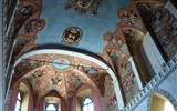 Advent v Lublani, J. Plečnik a termální lázně - Slovinsko - Lublaň, kaple sv.Jiří, unikátní světskou výzdobou (erby) v sakrální architektuře