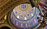 Budapešť, památky a termální lázně adventní 2020 - Maďarsko - Budapešt - kopule baziliky sv.Štěpána