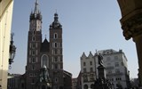 Adventní Krakov, Vělička a památky UNESCO - Polsko - Krakov - Mariánský kostel na Rynku, ze 14. a 15.století, gotický