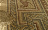 Velká cesta Izraelem a Jordánskem 2019 - Jordánsko - mozaika v raně křesťanském kostelíku