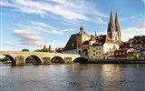 Bavorský advent, Pasov a Regensburg - Německo - Bavorsko - Regensburg, památka nä seznamu světového dědictví UNESCO