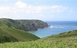 Normanské ostrovy Jersey a Guernsey 2020 - Anglie - Jersey - útesy Plémont na severním pobřeží