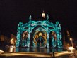 Francie - Beaujolais  - Beaune, noční světelná produkce na Notre Dame