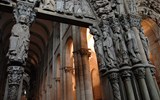 Svatojakubská cesta - Španělsko - Santiago de Compostela, katedrála, Portico de Gloria, 1168-88, románský portál