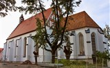 Velikonoce v Lužici, křižácké jízdy a zahrady 2020 - Německo - Kamenz - býv.františkánský kostel sv.Anny, založen mnichy z Bechyně 1493