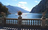 Léto na jezeře Garda s koupáním 2019 - Itálie - Riva del Garda, pohled na jezero Lago di Garda
