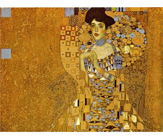 Vídeň po stopách Habsburků a výstavy umění - Gustav Klimt - Zlatá Adéla - Portrét Adele Bloch-Bauer (1907)