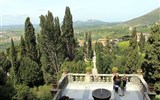 Zahrada Villa d´Este - Itálie - Tivoli - výhled z Villy d´Este
