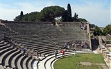 Řím, Vatikán, Ostia i Orvieto, po stopách Etrusků 2020 - Itálie - okolí Říma - Ostia Antica - římské divadlo