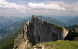 Schafberg - Rakousko - Solná komora - pohled z vrcholu Schafbergu
