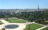 Zahrady Tuilerie - Francie - zahrady Tuileries jsou v samém srdci Paříže