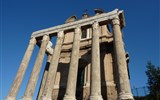 Řím, Vatikán, po stopách Etrusků v době adventu 2020 - Itálie - Řím - Forum Romanum, chrám Antoniuse a Faustiny z roku 141