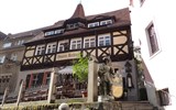 Česko-saské Švýcarsko - Německo - Míšeň, bývalé sídlo obchodníka s plátnem, 1523, v tudorovském stylu