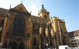 Alsasko, pohádka nejen o víně, slavnost trubačů 2020 - Francie - Alsasko - Colmar, kostel sv.Martina