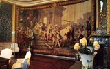 Drottningholm - Švédsko - Drottingholm, Oskarův pokoj, tapiserie z 30.let 17.stol.