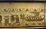 tapisérie z Bayeux - Francie - Normandie  - Tapiserie z Bayeux, zachycuje na 58 scénách historii tažení