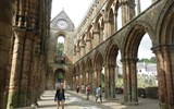 Skotsko, země hradů a vřesu 2020 - Velká Británie - Skotsko - Jedburgh, klášterní kostel P.Marie, gotický, zničen Angličany 1544-5