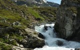 Montafon, rozkvetlá alpská zahrada - Rakousko - Montafon - divoké bystřiny brázdí horské svahy