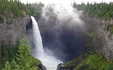Kanada, národní parky - Kanada - vodopády v Přírodním parku Wells Gray