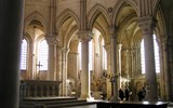 Burgundsko, Champagne, příroda, víno a katedrály 2020 - Francie - Beaujolais - Vézelay, Ste.Madeleine, raně gotický chór