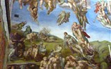 Řím, Vatikán, Ostia i Orvieto, po stopách Etrusků 2020 - Itálie - Řím - Sixtinská kaple, Poslední soud, mrtví vstávají z hrobů